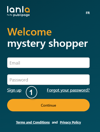 Register as a Mystery Shopper: Welcome